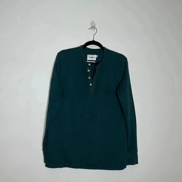GoodFellow Green Thermal Shirt - Picture 1 of 9